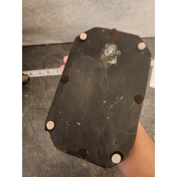 Bronze‎ Crawling Baby Signed Della Robbia Italian Bronze Laying Cherub on Pillow - Picture 9 of 9